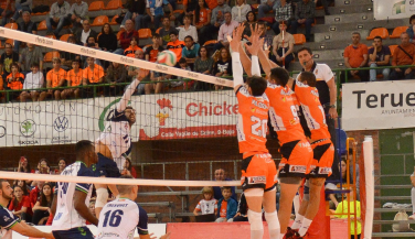 Pamesa Teruel derrota a Club Voley Palma y mantiene su racha positiva