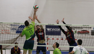 Voley Textil Santanderina logra un gran triunfo ante el Barça Voleibol