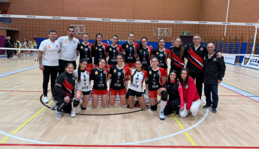 Victoria del UCAM Torrejón ante Voleibol Astillero 