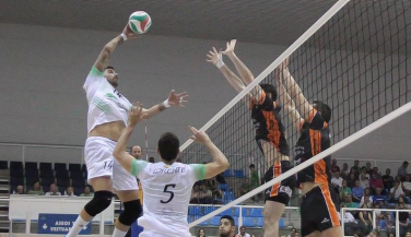 Monumento al voleibol para empezar la Superliga